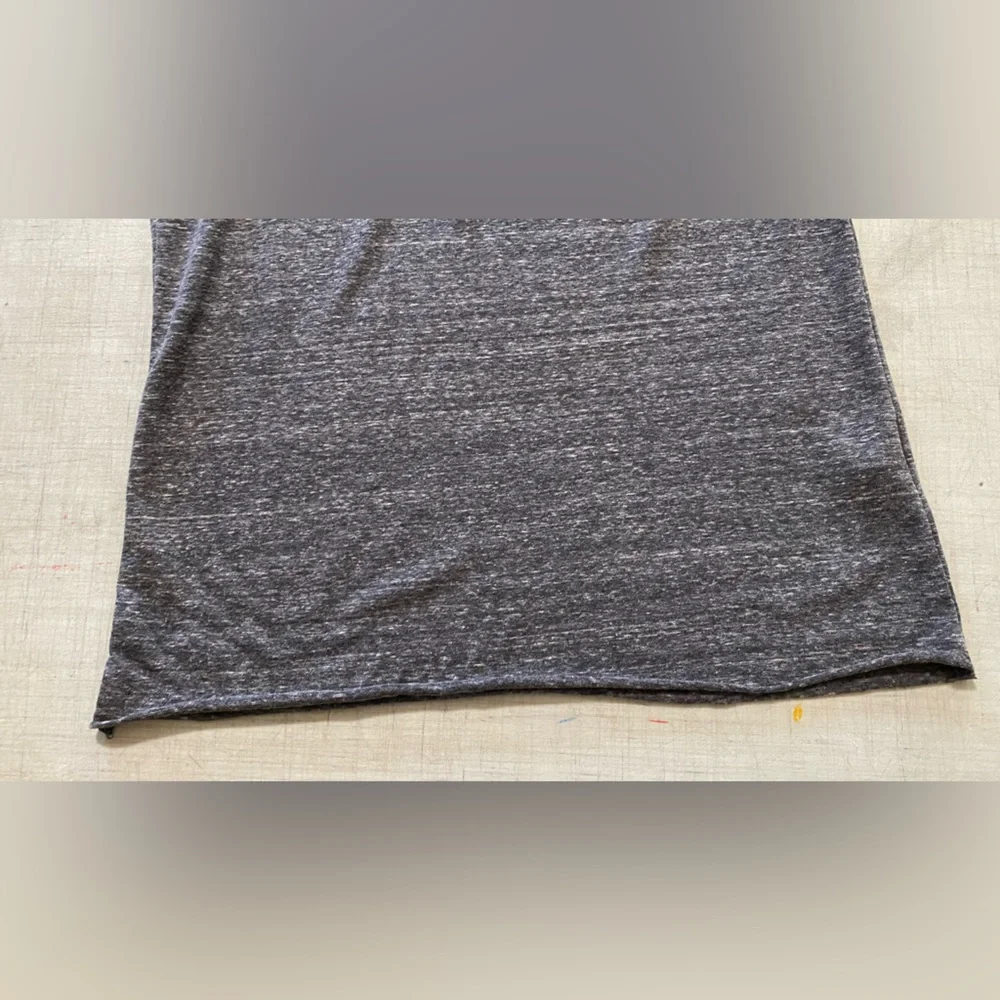 BKE Charcoal Sleeveless Top with Mustard Lace-Up - Picture 8 of 8
